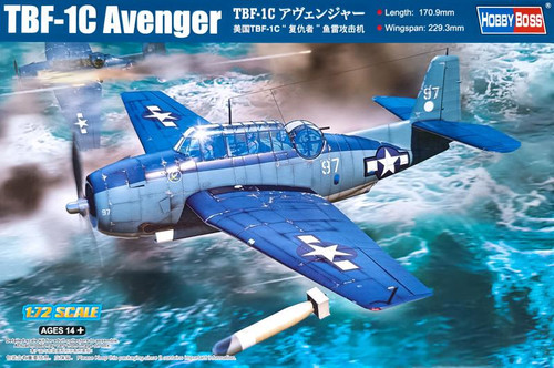 HBB87275 1/72 Hobby Boss TBF-1C Avenger - 87275 MMD Squadron