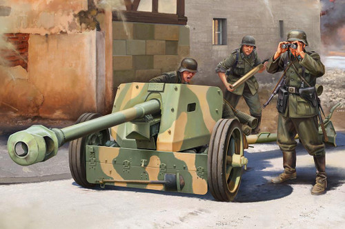 1/35 Border German 75mm PAK 40 Anti-Tank Gun Plastic Model Kit