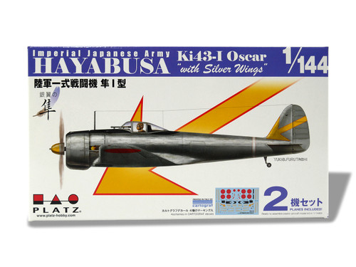 1/144 Platz IJA Type 1 Fighter Ki-43I HAYABUSA?OSCAR? Hayabusa Silver Wing