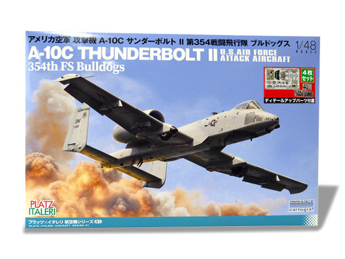 1/48 Platz USAF A-10C Thunderbolt II 354th Fighter Squadron Bulldogs with Photo- Etched Parts