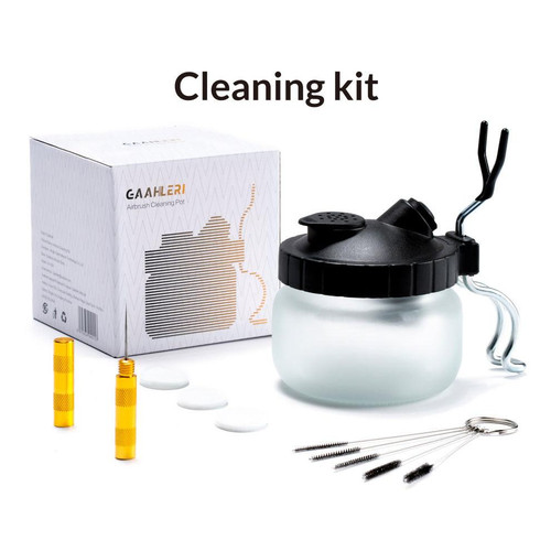 GAA40157 Gaahleri Airbrush Cleaning Kit w/Cleaning Pot  MMD Squadron