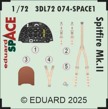 1/72 Eduard Spitfire Mk.II SPACE SPACE for IBG