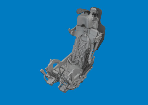 1/48 Eduard MiG-21F ejection seat w/ integral seat belts PRINT Brassin for EDUARD