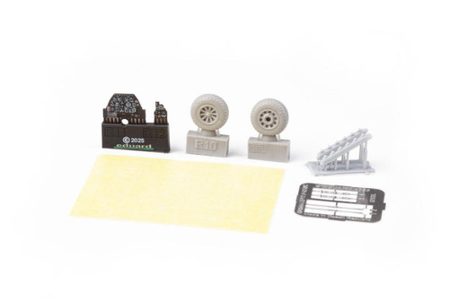 EDU674051 1/72 Eduard P-51B/C exhausts w/ fairings LooKplus Brassin for ARMA HOBBY November MMD Squadron