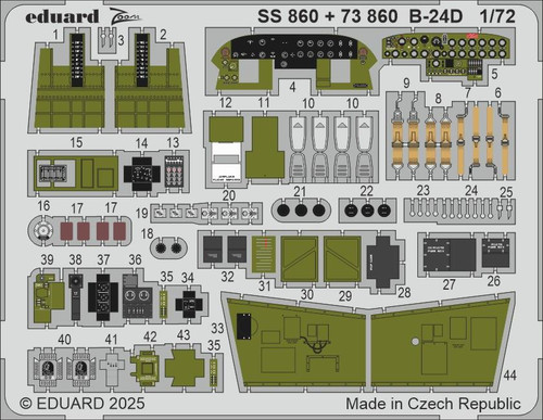 EDUSS860 1/72 Eduard B-24D Zoom set for AIRFIX November MMD Squadron