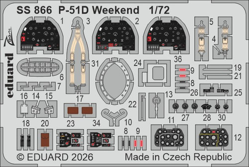 1/72 Eduard P-51D Weekend Zoom set for EDUARD