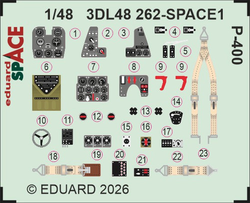 1/48 Eduard P-400 SPACE SPACE for ARMA HOBBY