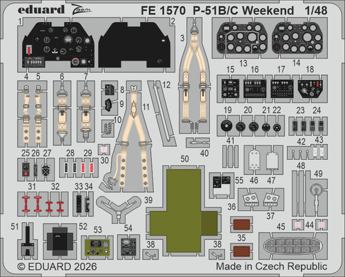 1/48 Eduard P-51B/C Weekend Zoom set for EDUARD