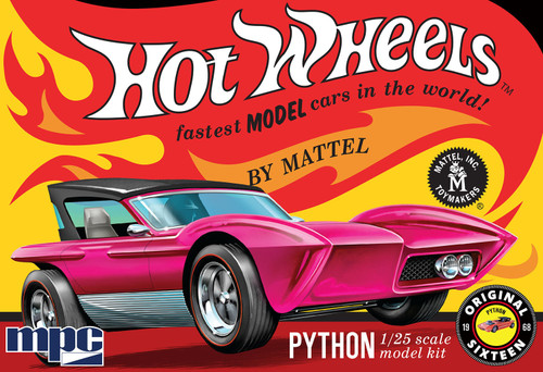 1/25 MPC Hot Wheels PYTHON 1968 Original 16 Plastic Model Kit - PREORDER