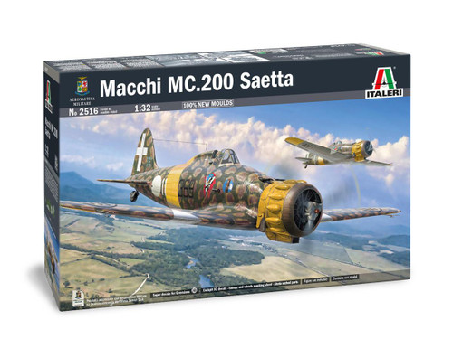 ITL552516 1/32 Italeri MACCHI MC.200 Saetta Plastic Model Kit - FUTURE  MMD Squadron