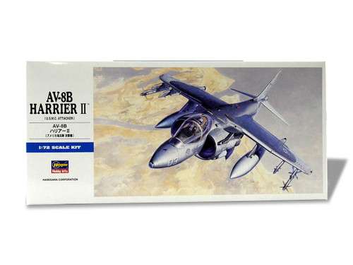 HSG00449 1/72 Hasegawa AV-8B HARRIER II Plastic Model Kit  MMD Squadron
