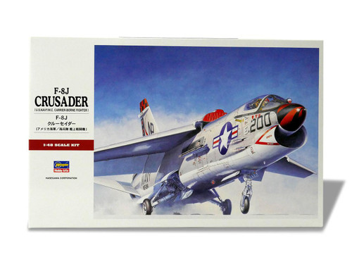 HSG07226 1/48 Hasegawa F-8J CRUSADER Plastic Model Kit  MMD Squadron