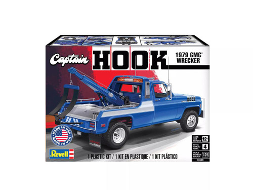 RMX14590 1/25 Carerra Revell 1979 GMC Wrecker Captain Hook Plastic Model Kit  MMD Squadron