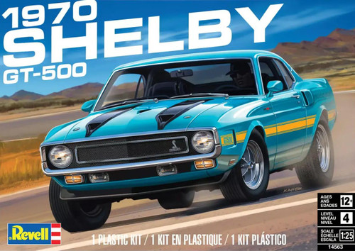 RMX14563 1/25 Revell 1970 Shelby GT-500 Plastic Model Kit 14563 MMD Squadron