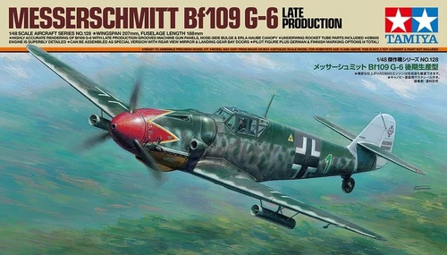 TAM61128 1/48 Tamiya Messerschmitt Bf109 G-6 Late Model - 61128 MMD Squadron