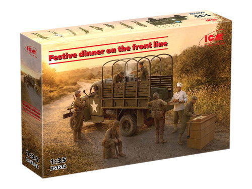 ICMds3532 1/35 ICM Models Festive dinner on the front line Plastic Model Kit  MMD Squadron