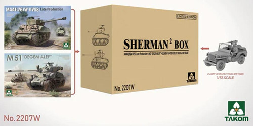 1/35 Takom Sherman Big Box Plastic Model Kit - Squadron.com