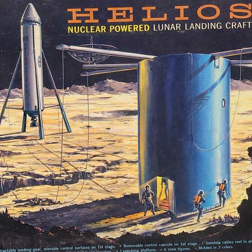 ALMH1829 1/156 Atlantis Helios Nuclear Powered Lunar Landing Craft - PREORDER SP-7035 MMD Squadron