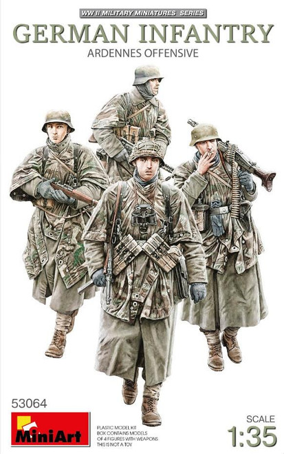 MIN53064 1/35 Miniart German Infantry Ardennes Offensive Figure Set - FUTURE  MMD Squadron