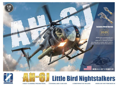 1/35 Kitty Hawk AH-6J/MH-6J Little Bird Plastic Model Kit