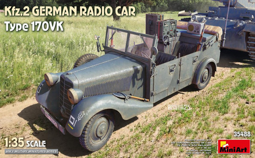 MIN35488 1/35 Miniart Kfz.2 German Radio Car Type 170VK - FUTURE  MMD Squadron