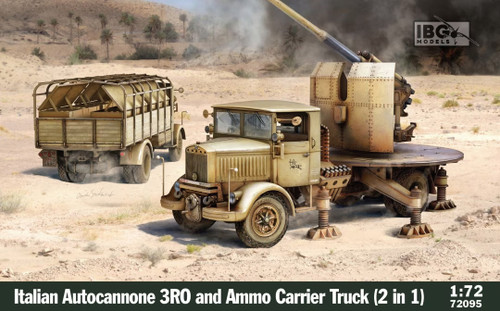 1/72 IBG Models Italian Autocannonce 3Ro and Ammo Carrier Truck (2 IN 1)  - PREORDER