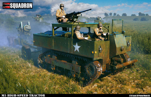 SQ3D-035001 1/35 Squadron Models M5 High Speed Tractor  MMD Squadron