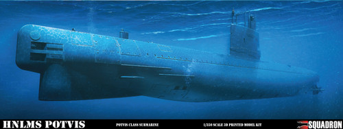 1/350 Squadron Models HNLMS Potvis Submarine Model Kit