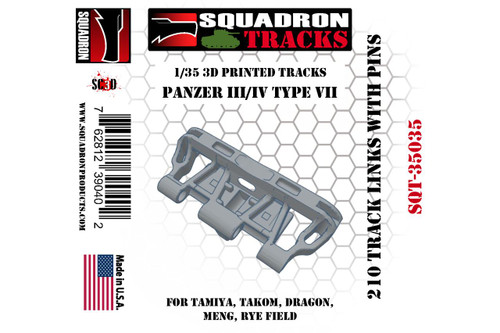 SQT-35035 1/35 Squadron Tracks Panzer III/IV Type VII  MMD Squadron