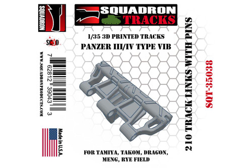SQT-35038 1/35 Squadron Tracks Panzer III/IV Type VIB  MMD Squadron