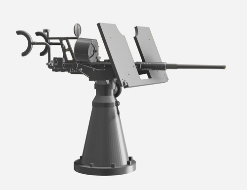GM3D-350002 1/350 Squadron USN 20mm Oerlikon Mk4 Gun Mount Type II Gun Shield Early Sight  MMD Squadron