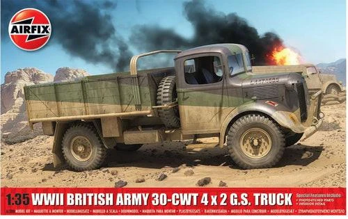 AIRA1380 1/35 Airfix WWII British Army 30-cwt 4x2 GS Truck  MMD Squadron