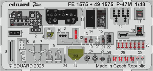 EDUFE1575 1/48 Eduard Zoom Set P-47M For MINIART  MMD Squadron