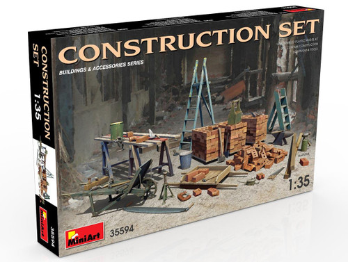 MIN35594 1/35 Miniart Construction Set ACcessories Plastic Model Kit  MMD Squadron
