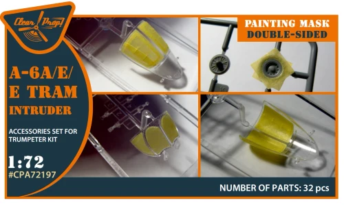 1/72 Clear Prop A-6A/E/E Tram Intruder double-sided painting mask (Trumpeter)