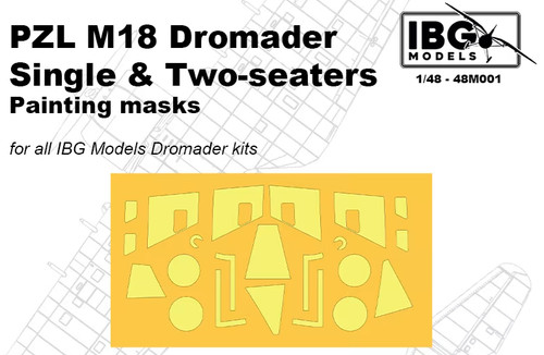 1/48 IBG PZL M18 Dromador Paint Mask (for IBG)