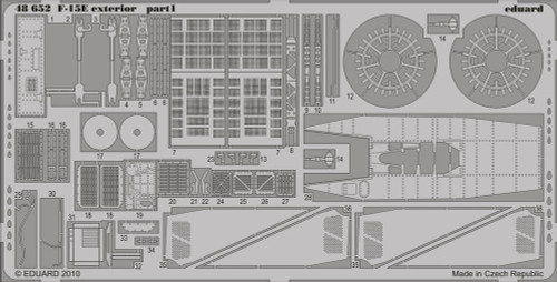 1/48 Eduard Photo Etch F-15E exterior For ACADEMY