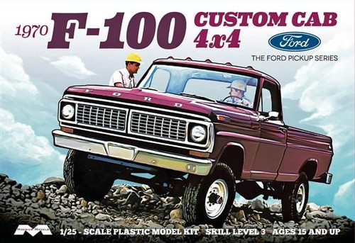 MOE1230 1/25 Moebius 1970 Ford F100 4x4 Plastic Model Kit  MMD Squadron