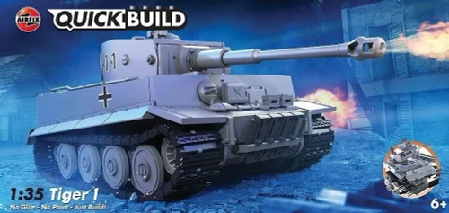 AIRJ6041 Airfix QUICKBUILD Tiger I Tank  MMD Squadron