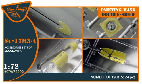 1/72 Clear Prop Su-17M3/4 double-sided painting mask (Modelsvit)