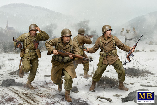 1/35 Master Box U.S. 101st Airborne Division. Bastogne, December 1944