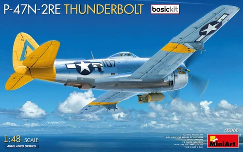 MIN48068 1/48 Miniart P-47N-2RE Thunderbolt (Basic) - MMD Squadron