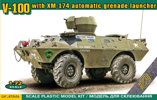 1/72 ACE V-100 w/XM-174 automatic grenade launcher