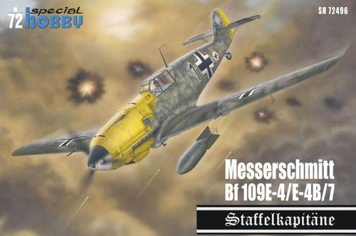 CMK-100-SH72496 1/72 Special Hobby Messerschmitt Bf 109E-4/7 Staffelkapitne  MMD Squadron