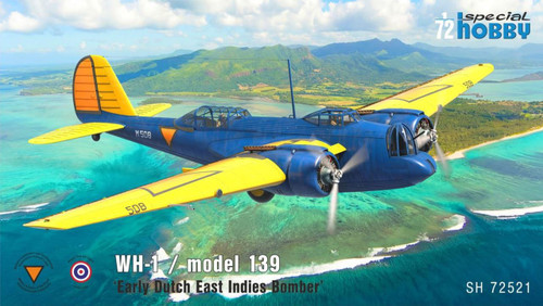 CMK-100-SH72521 1/72 Special Hobby WH-1 / model 139 Early Dutch East Indies Bomber  MMD Squadron