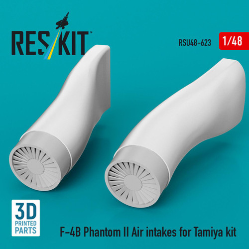 RES-RSU48-0623 1/48 Reskit F-4B Phantom II Air intakes for Tamiya kit 3D printed model kit  MMD Squadron