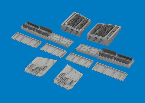 EDU6481195 1/48 Eduard P-40K gun bays 3D for EDUARD  MMD Squadron