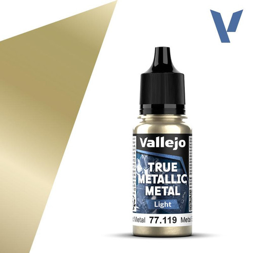 VJ77119 Vallejo True Metallic Aged Metal (light) 18ml Paint 77119 MMD Squadron