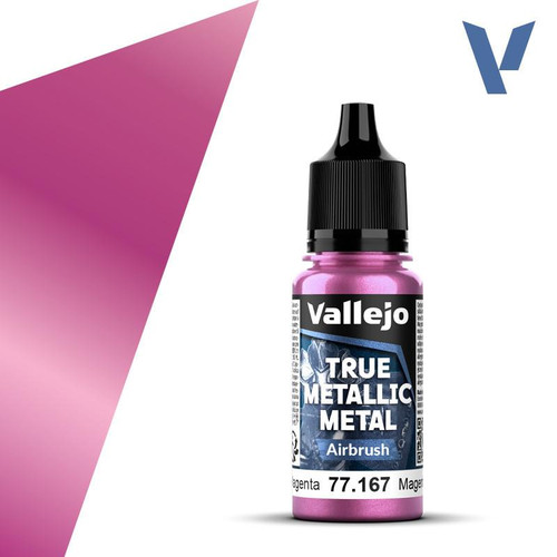 VJ77167 Vallejo True Metallic Crimson Magenta (air) 18ml Paint 77167 MMD Squadron