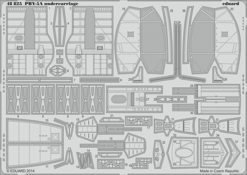 EDU48825 1/48 Eduard PBY-5A undercarriage for REVELL  MMD Squadron